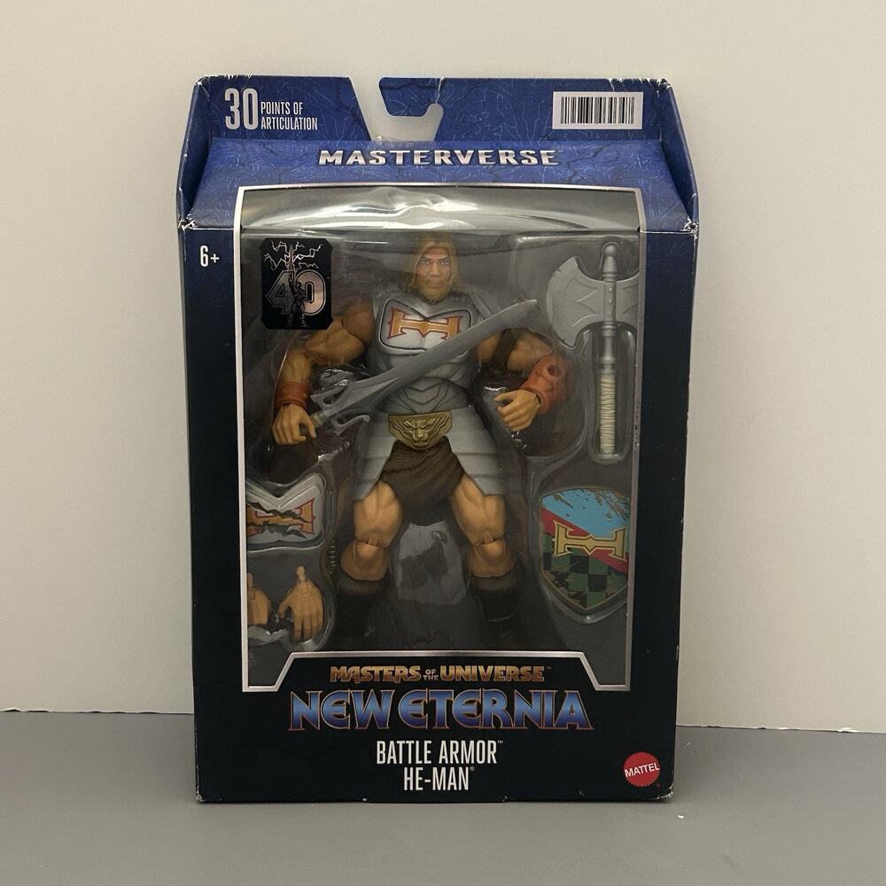 Mattel Masters Of The Universe New Eternia Battle Armor He-Man Action Figure